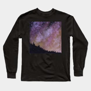 Purple Aurora Long Sleeve T-Shirt